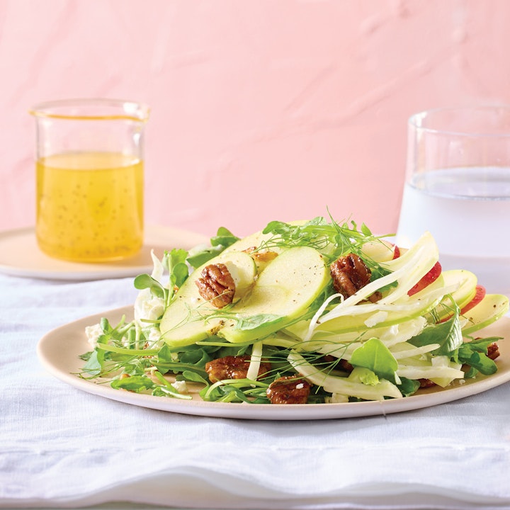 AppleFennel Arugula Salad LifeBeautiful Magazine