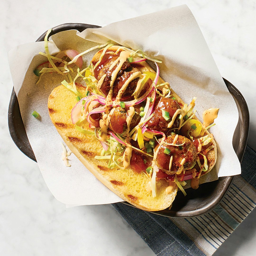 BBQ Meatball Hoagie LifeBeautiful Magazine