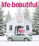 Life:Beautiful Magazine Holiday 2018 cover