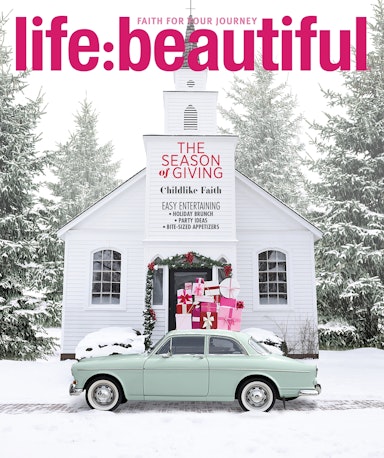 Life:Beautiful Magazine Holiday 2018 cover